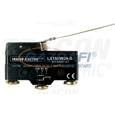 TRACON LS15HW24-B Helyzetkapcsoló, rugószáras 1×CO, 2A/230V AC, 110mm, IP00 villanyszerelés
