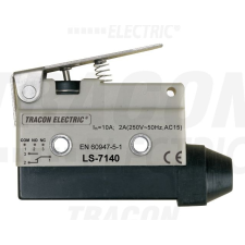 TRACON LS7140 Helyzetkapcsoló, rugószáras 1×CO, 2A/230V AC, 46mm, IP40 villanyszerelés