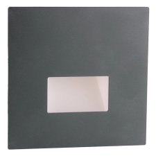 TRACON LVS03A Mágneses előlap LVS03 süllyesztett világítótesthez, antracit 86,5x86,5x2mm világítás