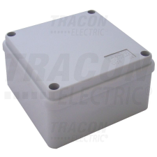 TRACON MED10105 Elektronikai doboz, világos szürke, teli fedéllel 100×100×50mm, IP54 villanyszerelés