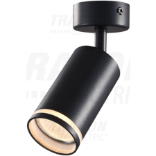 TRACON Mennyezeti állítható spot lámpatest, fekete100-240VAC, 50Hz, 1xGU10, max.35W világítás