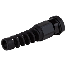 TRACON MG-12TG Metrikus tömítőszelence törésgátló kábelbevezetővel M12×1.25mm barkácsolás, csiszolás, rögzítés