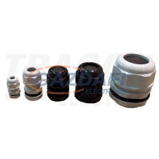 TRACON MG-20F Metrikus tömítőszelence, fekete IP66, 6.5-14mm barkácsolás, csiszolás, rögzítés