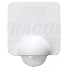 TRACON Mozgásérzékelő, infra, fali, lapos, fehér villanyszerelés