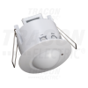 TRACON Mozgásérzékelő, süllyeszthető, radaros, fehér230 VAC, 5,8 GHz, 360°, 1-8 m, 10 s-12 min, 3-2000lux