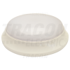 TRACON Műanyag búrás falon kívüli LED világítótest inverterrel100-240 V,50 Hz,28/2 W,2100/140 lm,1 h,4000 K,IP54,EEI=F