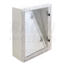 TRACON Műanyag elosztószekrény átlátszó ajtóval villanyszerelés