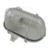 TRACON Műanyag hajólámpa ovális fém ráccsal max.60W
