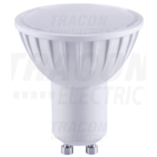 TRACON Műanyag házas SMD LED spot fényforrás230 V, 50 Hz, GU10, 5 W, 320 lm, 4000 K, 120°, EEI=G villanyszerelés