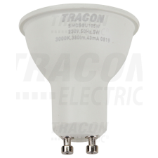 TRACON Műanyag házas SMD LED spot fényforrás SAMSUNG chippel GU10, 5W, 3000K izzó