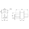 TRACON NT3-500 Késes biztosító 500V AC, 500A, 3, 120kA, gG