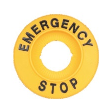 TRACON NYG3-ES60H EMERGENCY STOP lap d=60mm, h=8mm, ABS villanyszerelés