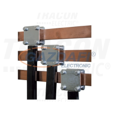 TRACON PK50/34X10 Leágazó modul, 34×10 mm-es lemezsínhez, 50mm-es sínre villanyszerelés