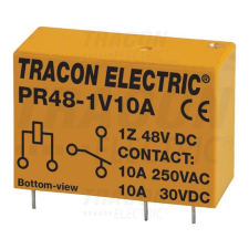 TRACON Print relé 48VDC/10A villanyszerelés