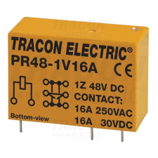 TRACON Print relé 48VDC/16A villanyszerelés