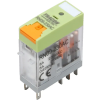 TRACON Print relé tesztgombbal és állapotjelzéssel 110V AC 8A, 230V AC / 30V DC