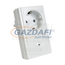 TRACON RCS11 Távkapcsolós csatlakozóaljzat230VAC, 50Hz, 3600W, IP20, 433,92MHz villanyszerelés