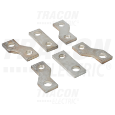 TRACON Réz csatlakozóelem AKM4 méret(1klt. = 6db) 70×28×8, d=14,3 villanyszerelés