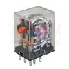 TRACON RM12-12DC Miniatűr relé 12V DC / 3×CO, (3A, 230V AC / 28V DC)