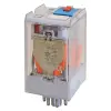 TRACON RT08-12DC Ipari teljesítmény relé 12V DC / 2×CO (10A, 230V AC / 28V DC)
