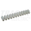 TRACON S3A-H-L Flex. nyomólemezes sorozatkapocs, H profil, 12 tag, natúr 2,5mm2, 450VAC, 16A, PP