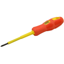 TRACON SD375S Csavarhúzó, csillagfejű, 1000V-ra szigetelt,sárga-piros nyél AC 1000V, 3x75mm csavarhúzó