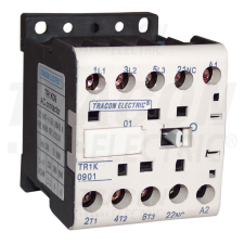 TRACON Segédkontaktor 660V, 50Hz, 12A, 5,5kW, 48V AC, 4×NO villanyszerelés
