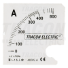 TRACON Skálalap ACAM96-5 alapműszerhez0 - 1500 (3000) A