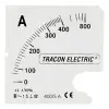 TRACON Skálalap ACAM96-5 alapműszerhez 0 - 2000 (4000) A