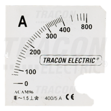 TRACON Skálalap DCVM-48B alapműszerhez0 - 1500 A mérőműszer