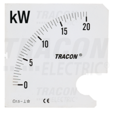 TRACON Skálalap W96-400V/4 műszerhez0 - 480 kW mérőműszer