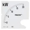 TRACON Skálalap W96-400V/4 műszerhez 0 - 1200 kW