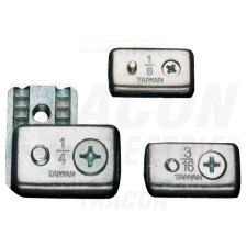 TRACON Sodronyszorító bilincs, acélmax, acéld=5mm (3/16coll), M5 villanyszerelés