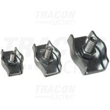 TRACON Sodronyszorító bilincs, szimpla, acéld=5mm, M5 villanyszerelés