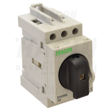TRACON Sorolható lakatolható szakaszoló kapcsoló400V, 50Hz, 16A, 3P, 10mm2 villanyszerelés
