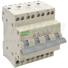 TRACON Sorolható választókapcsoló4P, 32A villanyszerelés
