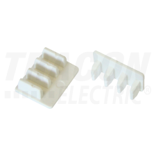 TRACON Soroló sín - záróidomTFSS-4, TFSS-4V villanyszerelés