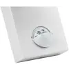  TRACON SPGU10IPFS1F Oldalfali spot lámpatest mozgásérzékelővel, kültéri, fehér 100-240VAC,50Hz,1xGU10,max35W,10s-4min,max 8m,3-2000lx,IP44