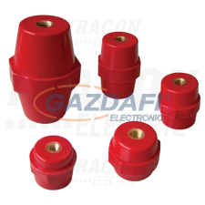 TRACON STS-40-10 Támszigetelő, piros H=40mm, M10 villanyszerelés
