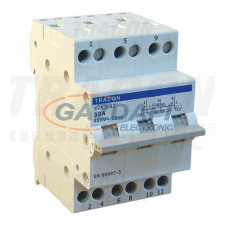 TRACON SVK3-16 Sorolható választókapcsoló 3P, 16A villanyszerelés