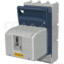 TRACON Szakaszolókapcsoló-biztosító,szerelőlapra, lapos csatlakozó690VAC, 440VDC, 160A, 3P, NH00 villanyszerelés