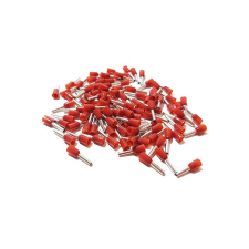 TRACON Szigetelt (PA6.6) érvéghüvely 1,5mm2, L=14,6mm, ónozott elektrolitréz, piros villanyszerelés