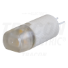 TRACON Szilikon házas LED fényforrás12 VAC/DC, 1,5 W, 4000 K, G4, 100 lm, 300°, EEI=G