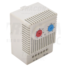 TRACON Termosztát (Hőmérséklet szabályozók) univerzális1×NO+1×NC, 10A, 250V AC villanyszerelés