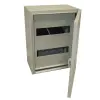 TRACON TFE806020M Fém elosztószekrény, maszkos, acél, szürke 5×27 mod, H×W×D=800×600×200mm, IP55