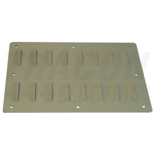 TRACON TFE-SZ3 Szellőzőrács fém elosztószekrényhez L×W=200x115mm, IP43 villanyszerelés