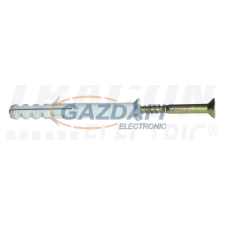 TRACON THC10135 Hosszított tipli+csavar, szürke M10×135mm, PA6.6 villanyszerelés