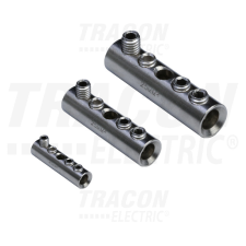 TRACON THCS70 Szigeteletlen toldóhüvely csavarral, ónozott 70mm2, (d1=12mm, L=51mm) villanyszerelés