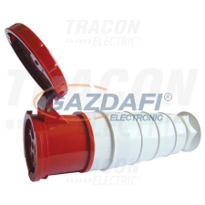 TRACON TICS-244 Ipari csatlakozóaljzat, fokozott védelemmel 125A, 400V, 3P+E, 6h, IP67 villanyszerelés