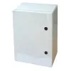 TRACON TME403017 Műanyag elosztószekrény H×W×D=400×300×165mm, IP65, IK08, 1000V AC/DC, RAL7035